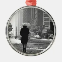 Vintage W. 12th Street Kansas City Christmas Gift Metal Ornament