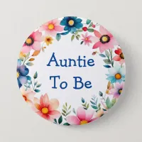 Floral Baby Shower Buttons