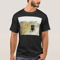 Autumn Amish Horse and Buggy T-Shirt