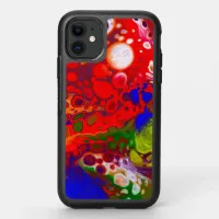 Color Pop | Red Blue Fluid Art OtterBox Symmetry iPhone 11 Case