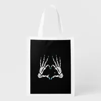 Skeleton Hand Classic Halloween Grocery Bag