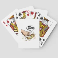 No Kings In America Creative Design Poker Cards