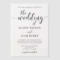 Elegant Wedding Vellum Invitations