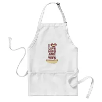 Hot Dog Ingredient Love Funny Sausage Slogan Adult Apron