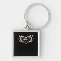 Skeleton Hand With Heart Classic Style Keychain