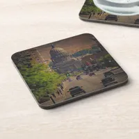 State Capital  in Boise, Idaho Beverage Coaster