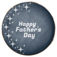 Retro Stars "Happy Father's Day"  Chocolate Covered Oreo