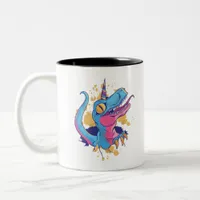 Unicornisaurus Two-Tone Coffee Mug