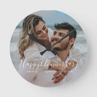 Happy Anniversary Wedding Acrylic Wall Clock