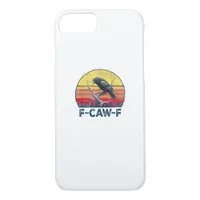 F-Caw-F Funny Raven Crow Vintage Gothic Bird Pun M iPhone 8/7 Case