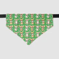 Cartoon Chihuahua Personalized Pet Bandana Collar