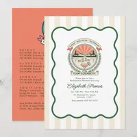 Margs Mallards & Matrimony Lake Bachelorette Invitation