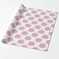 Blush Pink Pumpkin Wrapping Paper