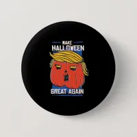 Trumpkin Halloween Pupmkin Classic Button
