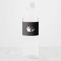 Mommys Little Boo Halloween Classic Design Water Bottle Label