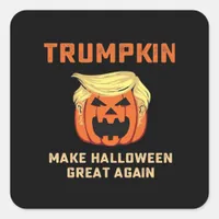 Trumpkin Make Halloween Great Again – Classic Pump Square Sticker