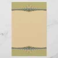 Digital Delicate Lace Stationery