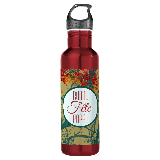 Happy Daddy's party! The priceless value of trees Stainless Steel Water Bottle