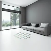 Watercolor Rainbow Pattern Rug