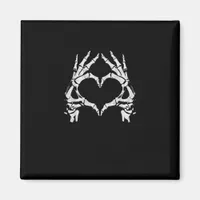 Skeleton Heart Hands - Halloween - Skeleton Hands  Magnet