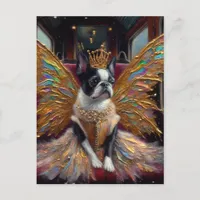 Boston Terrier Fairy Postcard