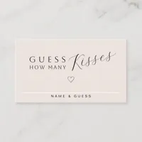 Minimal Bridal Shower Game Card | Guess How Many