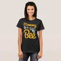 Mommy To Bee Flower  T-Shirt