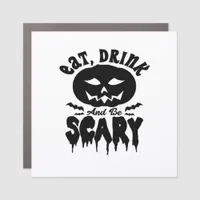 Eat Drink And Be Scary Halloween Light Cool Unique Car Magnet