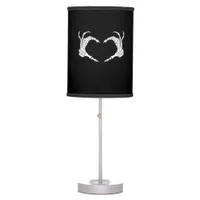 Skeleton Heart Hands Classic Table Lamp