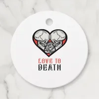 Aesthetic Valentines Till Death Do Us Part Favor Tags