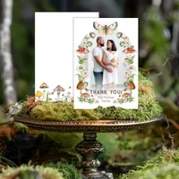 Woodland Mushroom Baby Shower Photo Thank You Card