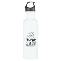 Cottagecore Aesthetic Frog Mushroom Toad Goblincor Stainless Steel Water Bottle
