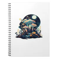 Cottagecore And Aesthetic Goblincore Mushroom Fair Notebook