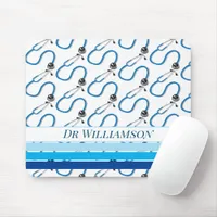 Stylish Stethoscope Doctor and Nurse Mouse Pad