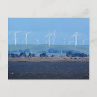 Postcard - Wind Farm on the Delta