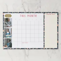 DIY Large 2-in-1 Family Photos Desk Wall Calendar  Paper Pad