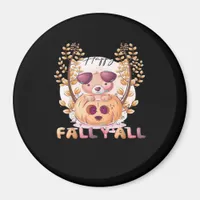 It’s Fall Y’all Pumpkin Halloween Cat Autumn Magnet