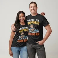 Buy Happiness Fishing Rod T-Shirt