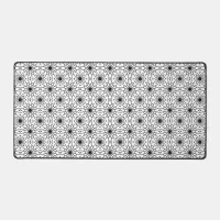 Monochrome Elegant Abstract pattern Desk Mat