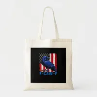 Crow Raven Funny F-Caw-F Minimal Clean Tote Bag