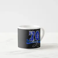 Sassy Seventy Sparkle Espresso Cup