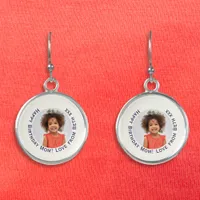 Custom Photo Elegant Keepsake Earrings