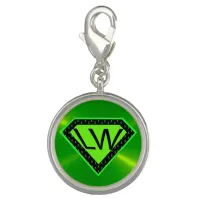 Lyme Disease Warrior Superhero Charm