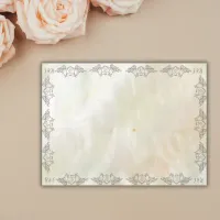 Monogram Elegant Mother-of-Pearl Peach SM. Wedding Tablecloth