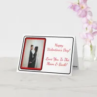 Customizable Photo and Text Valentine's Day Card