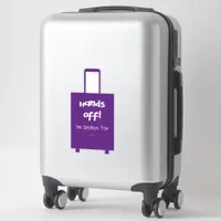 Hands Off Im Spoken For Funny Suitcase Sticker