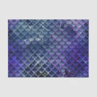 Glitter Mermaid Scales Pattern Tissue Paper