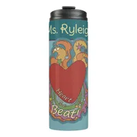 Heart the Beat: Doodles for Music Lovers: Teal Thermal Tumbler