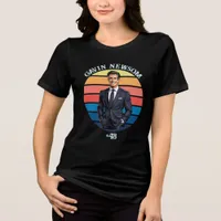 Gavin Newsom | Vintage #48 Tri-Blend Shirt