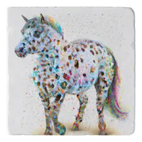 Colorful Appaloosa Pony Trivet